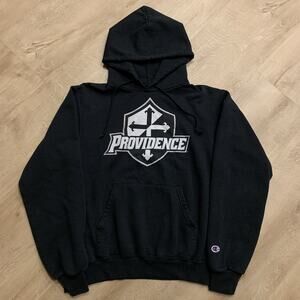 Vintage Y2K Champion Providence College Friars Hoodie Men's Small S Black Shield